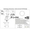 CREEK * APLIQUE EXTERIOR BLANCO LED IP65 - 15W - CCT